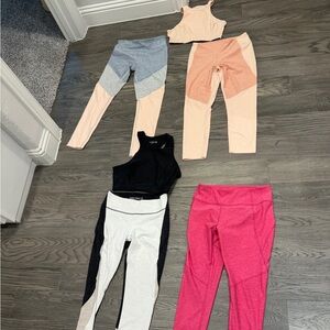 Outdoor voices leggings and sports bras